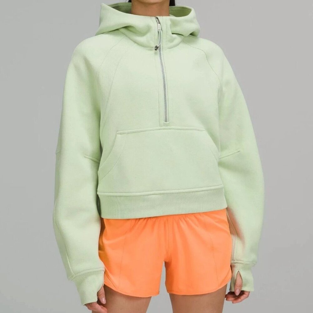 lululemon Scuba Half-Zip in Creamy Mint